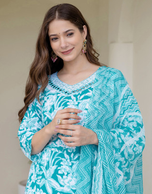 Skylee Women Kurta Pant Dupatta Set