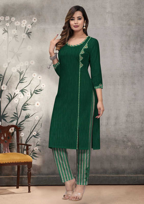 Fatima Traderz Women Kurta Pant Attached Dupatta Set