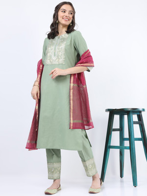 Vishudh Women Kurta Pant Set