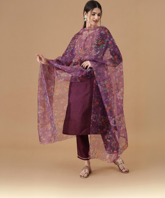 VredeVogel Women Kurta Pant Dupatta Set