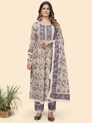 VBUYZ Women Kurta Pant Dupatta Set