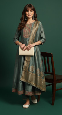 GEN Z TRENDS Women Kurti Pant Dupatta Set