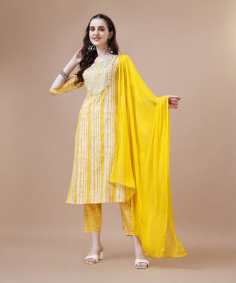 berrylicious Women Kurta Pant Dupatta Set