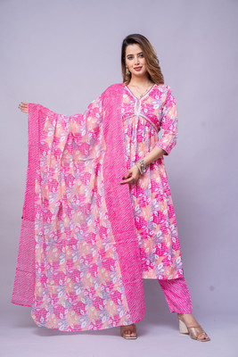 A K TEXTILE Women Kurta Pant Dupatta Set