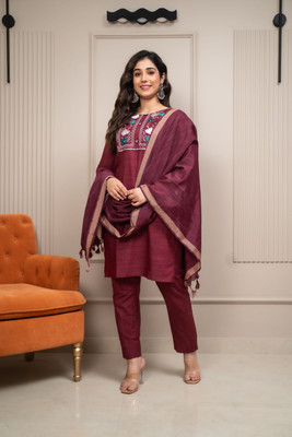 Andheriyas Enterprises Women Kurta Pant Dupatta Set