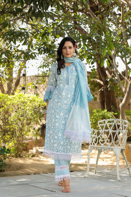 aaraas Women Kurta Pant Dupatta Set