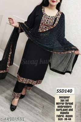 JIYAAN CREATION Women Kurta Pant Dupatta Set