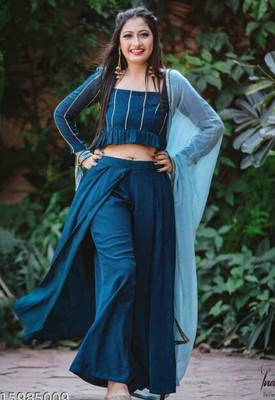 hardik fab Women Kurta Palazzo Set