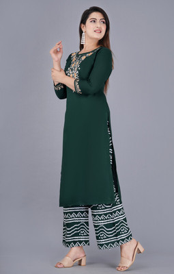 RF CLOTHES Women Kurta Palazzo Set