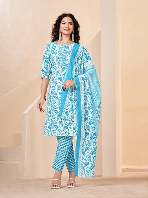 Banwaree Women Kurti Pant Dupatta Set