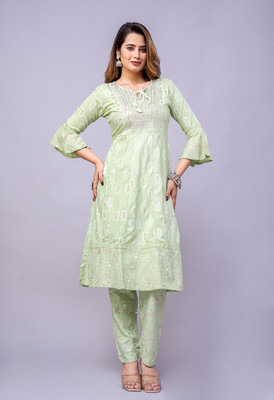 A K TEXTILE Women Kurta Pant Set