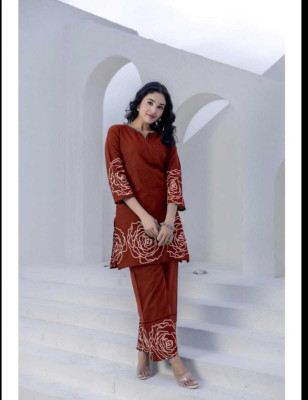 Devikrupa Fashion Women Ethnic Top Palazzo Set
