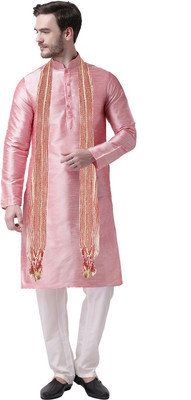 SG LEMAN Men Kurta Pyjama Dupatta Set