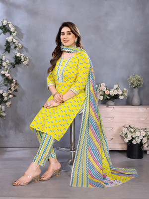 Banwaree Women Kurti Pant Dupatta Set