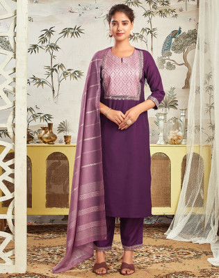 Skylee Women Kurta Pant Dupatta Set