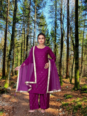 Parevadi Fashion Women Kurta Pant Dupatta Set