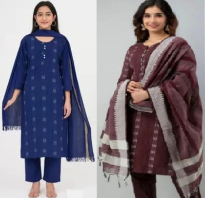 SHAH TEXTILES Women Kurta Pant Dupatta Set