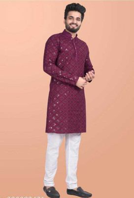 VALAKI Men Kurta Pyjama Set