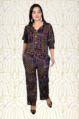 MISS BALIKA Women Crop Top Palazzo Set