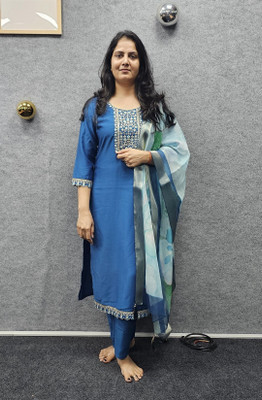MOKOSH Women Kurta Pant Dupatta Set