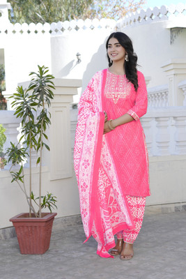 KAAYA CREATION Women Kurti Pant Dupatta Set