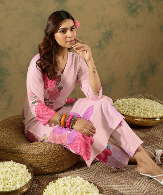 Indo Era Women Kurta Pant Set