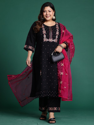 Indo Era Women Kurta Pant Dupatta Set