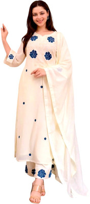 Kedar Women Kurti Pant Attached Dupatta Set