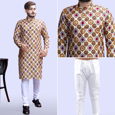 Tibra Collection Men Kurta Pyjama Set