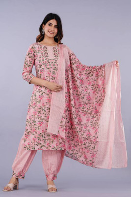 ASHRU Women Kurta Patiala Dupatta Set