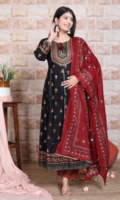 Patni Ethnic Women Kurta Palazzo Dupatta Set