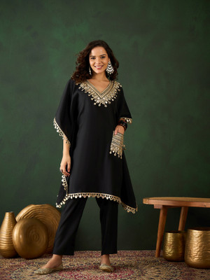 Sangria Women Kaftan Pant Set