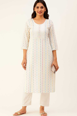 textile yah adiH Women Kurta Pant Set