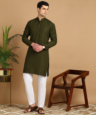 FUBAR Men Kurta Pyjama Set