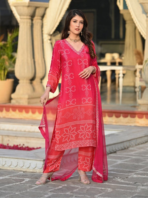 NAVLIK Women Kurta Pant Dupatta Set