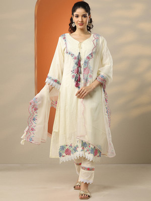 LIBAS Women Kurta Pant Dupatta Set