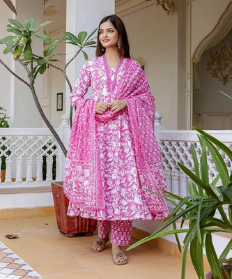 PARTHVI Women Kurta Pant Dupatta Set