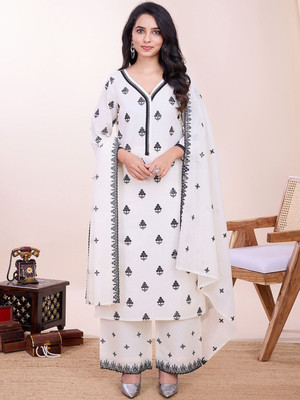 House of Pataudi Women Kurta Pyjama Dupatta Set