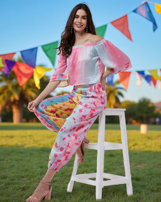 ZIMA LETO Women Ethnic Top Pant Set