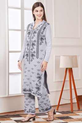 KIPEKEE Women Kurta Palazzo Set