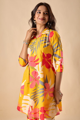 VBUYZ Women Kurta Palazzo Set