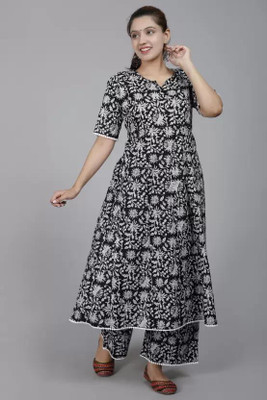 SUBH LAXMI Women Kurti Palazzo Set