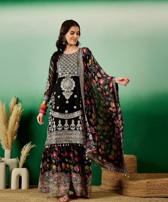 Tasrika Women Kurta Sharara Dupatta Set