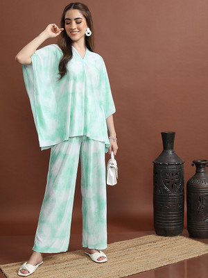 Vishudh Women Kaftan Palazzo Set