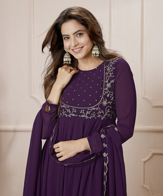 Janasya Women Kurta Palazzo Dupatta Set