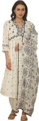 W Women Kurta Pant Dupatta Set