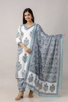 TRENDSWILL Women Kurti Pant Dupatta Set