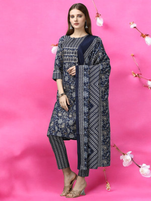 Gitaji Women Kurta Pant Dupatta Set