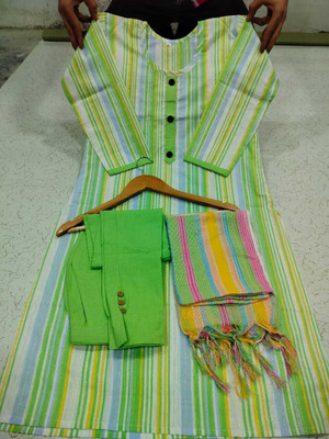 Ansary Collection Women Kurta Pant Dupatta Set