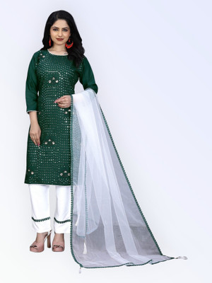 HOC's Women Kurta Palazzo Dupatta Set
